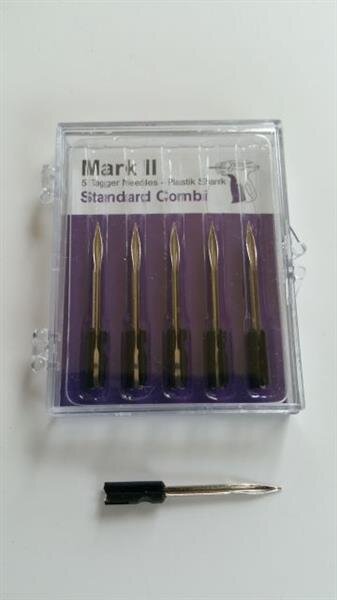 Ersatznadeln N4-P Standard für Etikettierpistolen - 5 Kombinadeln mit Kunststoffschaft