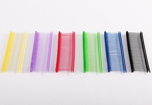 Farbige Heftfäden Standard TagPin 15 - 125mm - 10.000 Kunststofffäden