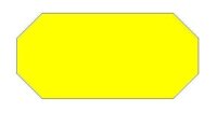Haftetiketten für Handauszeichner 26 x 12mm fluor gelb (54.000 Preisetiketten)
