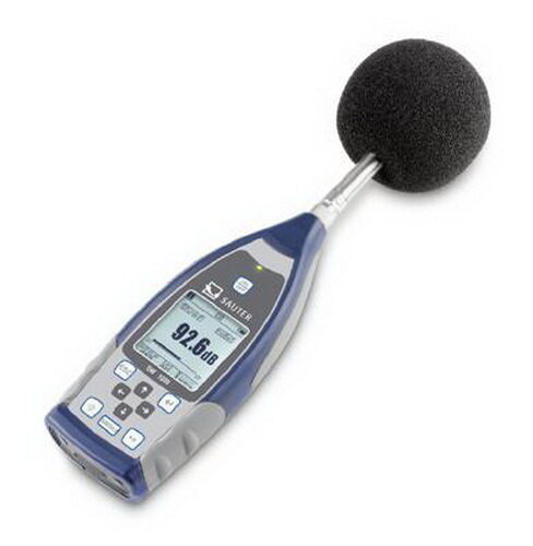 Sauter SW 2000 Professionelles Schallpegelmessgerät Premium-Klasse 0,02-12,5 kHz 