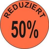 POSTEN - Sonderpreis-Etiketten "Reduziert 50%"...