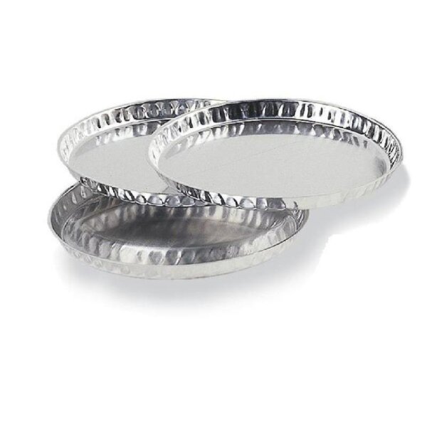 100 Einmal-Probenschalen - Aluschalen / Aluminiumscheiben für Feuchtebestimmer 90mm