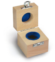 Holz-Etui für Einzelgewichte - Knopf/Kompakt - 50 kg