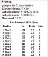 Preisauszeichner Contact 20.37 Eier Premium 2-Zeiler 10 + 10 Stellen - Etiketten 37x19mm