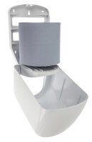 Putzrollenspender Center-Pull Spender midi PlastiQline 2020 abschließbar - weiß