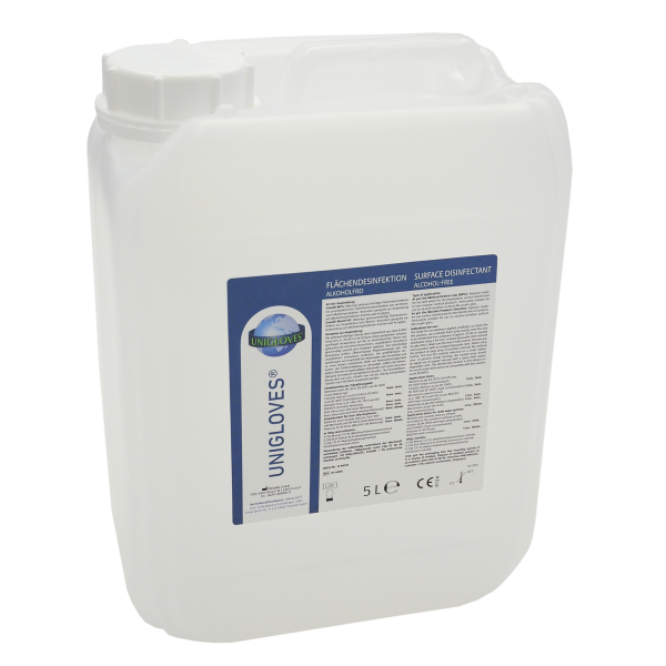20 Liter (4 x 5L Kanister) Unigloves Flächendesinfektion alkoholfrei