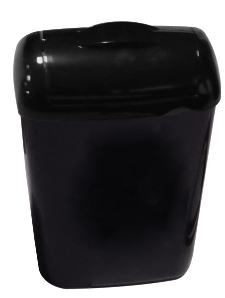 PlastiQLine 2020 Hygiene-Abfallbehälter - Mülleimer - 8 L - Kunststoff - schwarz