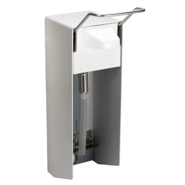 POSTEN - 1 Desinfektionsspender Alu 1000 ml Euronorm - kurzer Hebel - mattsilber