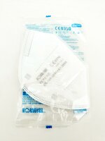 POSTEN - 50 FFP2 Masken KOUMASK - einzeln verpackt - CE0370 - 50 Atemschutz Schutzmasken