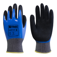 10 Nitrex 340FCD - Schnittschutz-Handschuhe Level F -...