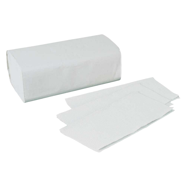4.000 Papierhandtücher Einweg-Falthandtücher weiß V-Falz 25 x 23 cm