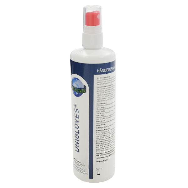 15 x 250ml Unigloves Händedesinfektion Desinfektionsmittel Biozid zugelassen
