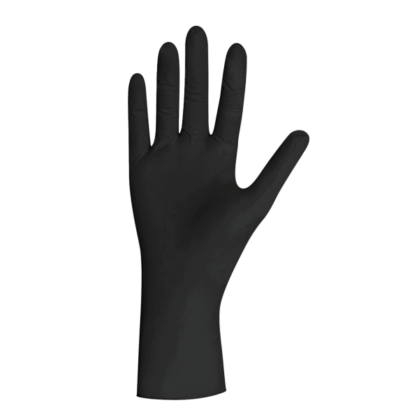 1000 Unigloves Latexhandschuhe SELECT BLACK - Einweghandschuhe puderfrei XS - XL