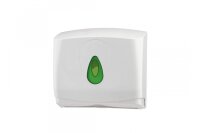 PlastiQLine Handtuchspender mini - Papierhandtuchspender - versch. Farbfenster