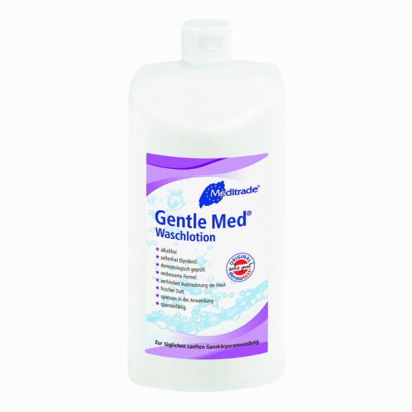 Gentle Med Waschlotion - 10 x 1000 ml - seifenfrei - spenderfähig
