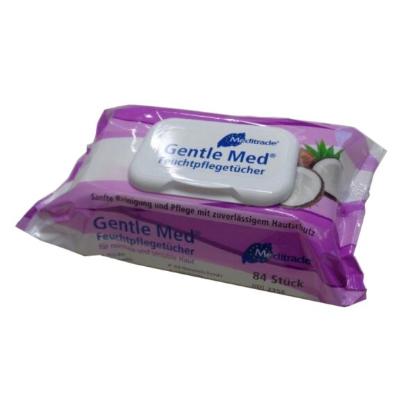 Gentle Med Feuchtpflegetücher - 12 x 80 Stück