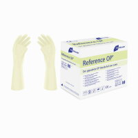 300 Paar Reference OP-Handschuhe - steril - weiß -  leicht gepudert - anatomisch geformt - Latex - Gr. 6-9