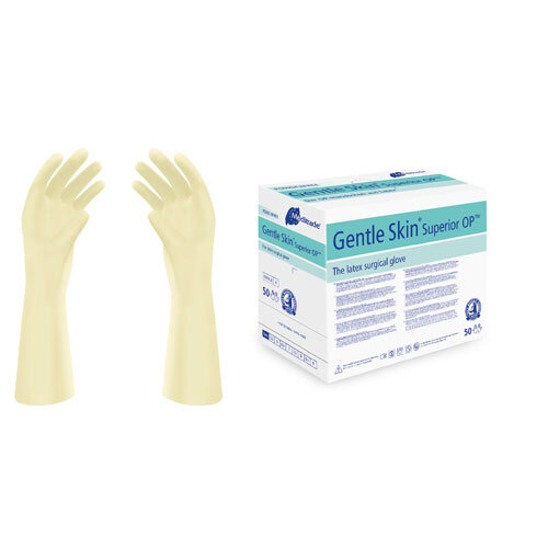 200 Gentle Skin SUPERIOR OP - steril- puderfrei - LATEX OP-Handschuhe - versch. Größen