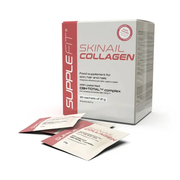 SuppleFit SKINAIL COLLAGEN – Nahrungsergänzungsmittel für Haut, Haare und Nägel