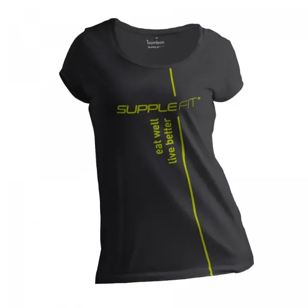 SuppleFit T-Shirt für Damen schwarz
