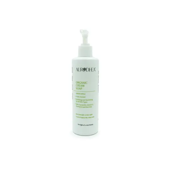 Aurodhea Cremeseife – Grüner Apfel - 260 ml