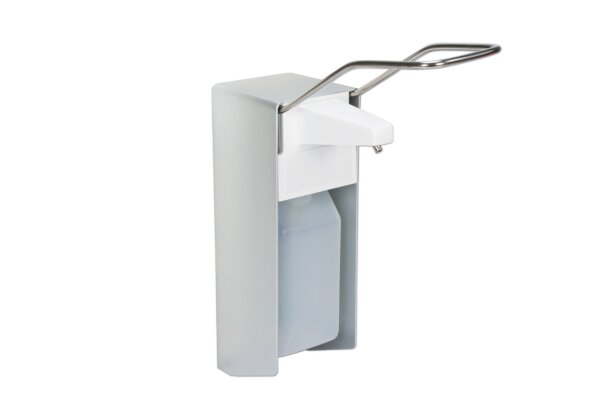 POSTEN - 10 Desinfektionsspender Alu 500 ml Euronorm - langer Hebel mit Leerflasche