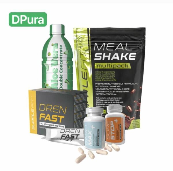 SuppleFit DPura Detox Programm PLUS für ein ausgewogenes Körpergewicht - Schoko