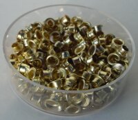 POSTEN - 250 Messingösen Ösen Lochverstärker für Regur EP30 3,2 mm