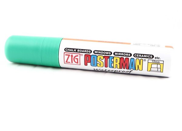 POSTEN - ZIG Posterman Postermarker 15mm - 5 wasserfeste Marker grün