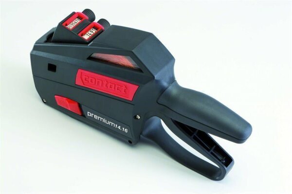 POSTEN - Preisauszeichner Contact 14.16 GP Premium 2-Zeiler 8 + 6 Stellen - Etiketten 25x16mm