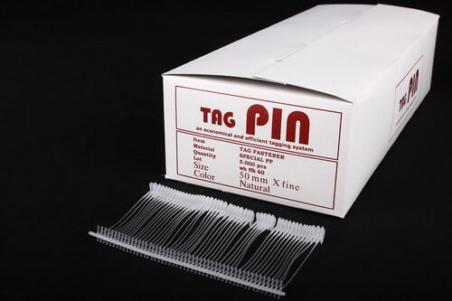 POSTEN - Heftfäden Fein TagPin transparent 50mm - 10.000 Kunststofffäden