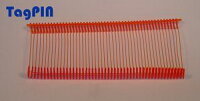POSTEN - Heftfäden rot Standard TagPin 40mm - 5.000 rote Kunststofffäden