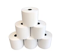 50 Thermorollen für Sharp XE A 113 - Thermo Kassenrollen 57/50/12 Ø 63mm