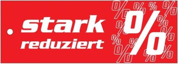 Kartonetiketten [stark reduziert %] (500 Aktionsetiketten) 85 x 30 mm