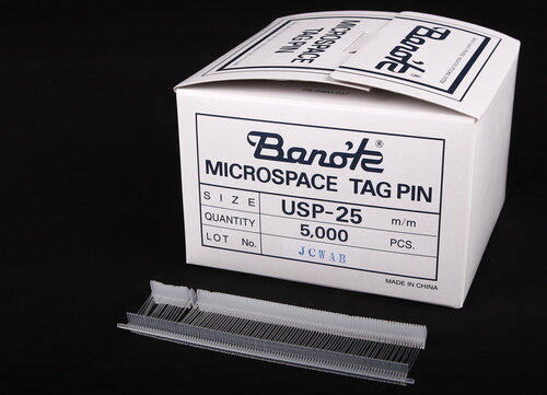 Heftfäden Standard BANOK MICROSPACE PP transparent 25mm - 5.000 Kunststofffäden
